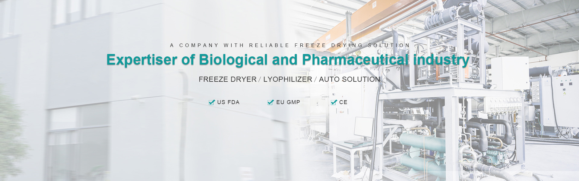LYOMAC freeze dryer factory