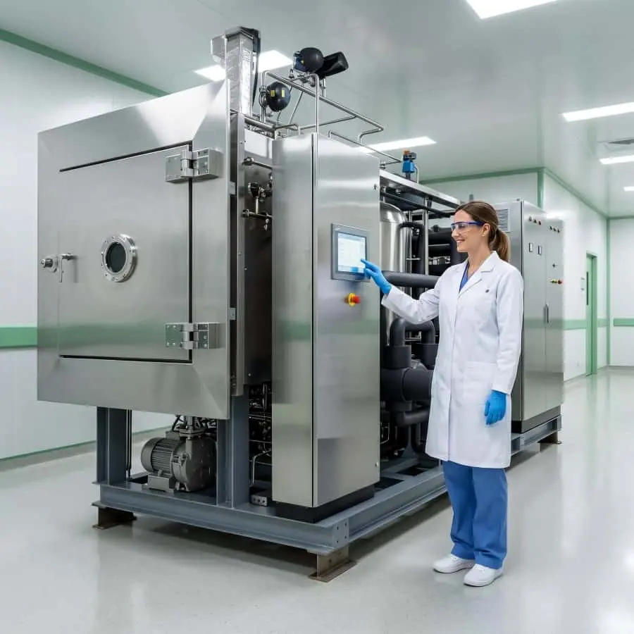 freeze dryer shelf heating system with temperature control technology